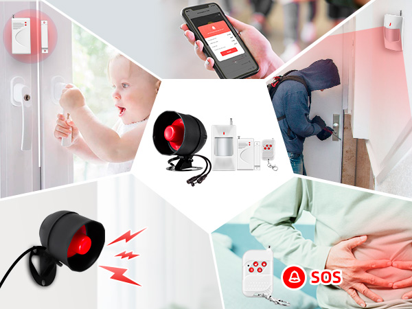 WIFI Alarm Home Security System