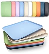 Slomg 10 Pack Plastic Art Craft Trays, Multicolor Activity Sensory Sand Puzzle Sorting Trays for ...
