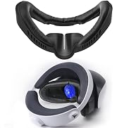 Compatible with Playstation VR2 Face Bracket Replacement,VR PU Leather Facial Interface Pad Prote...