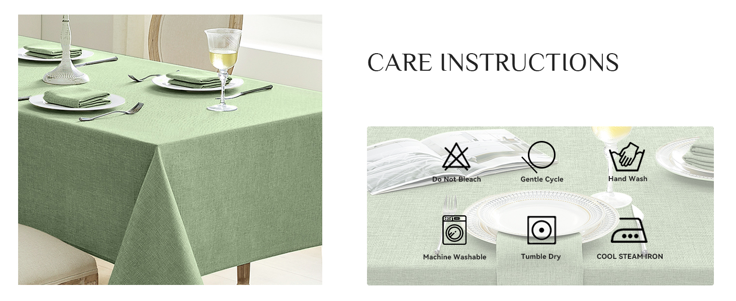 linen tablecloth