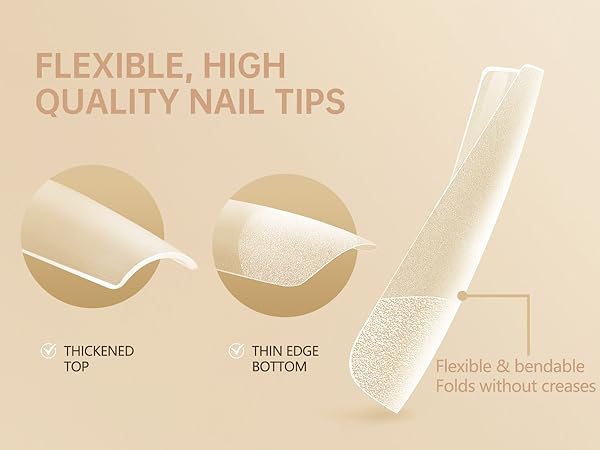 full coverage nail tips
