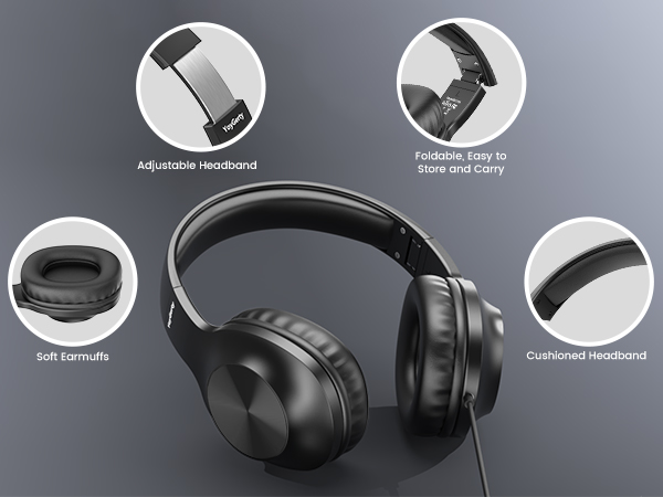 yoygerty 2025 Upgraded USB Type C Wired Headphones