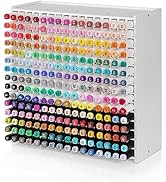 Loghot Marker Storage Organizer Marker Holder 240 Slots Marker Organizer for Desk with Removable ...