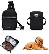 Dog Treat Pouch with Removeable Pocket, Dog Training Treat Bag for Dog Training with Multiple Poc...