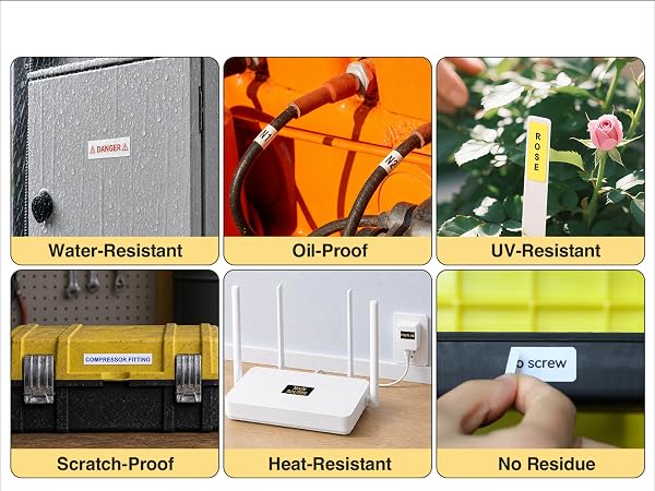 Laminated Durable Labels: WaterProof, UV Resistant, Scratch Proof, Heat-Resistant, No Residue