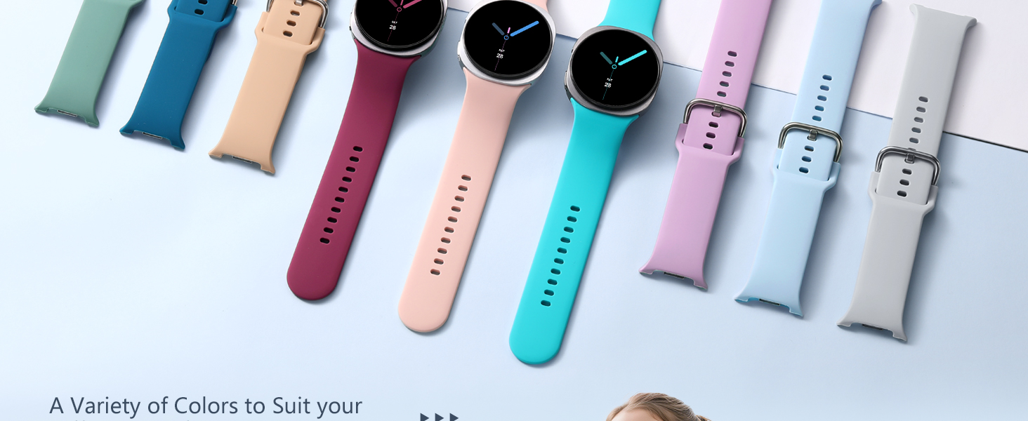 DaQin 10 Pack Bands for Galaxy Watch 8 Bands