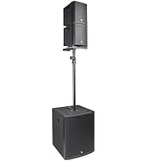 Sound Town ZETHUS Series Powered Line Array Speaker System with One 15-inch Line Array Subwoofer,...