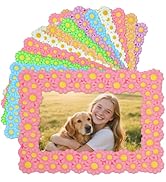 ANPHSIN 12Pcs Magnetic Picture Frame for 4x6in Photo - Cute Magnets Frames Fridge Decor Gifts for...