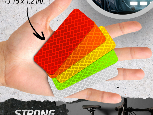 reflective stickers 3m tape mailbox reflectors helmet vinyl hard hat car decal strips bike rydesafe