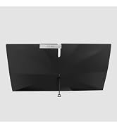 VION Tesla Model 3/Y Windshield Sunshade - Dual-Layer Full Blackout, Umbrella Style, Invisible Fr...