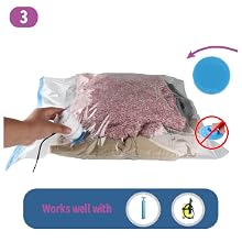 Remove the cap and use the vacuum tool to extract the excess air