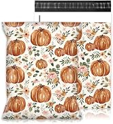 JarThenaAMCS 100Pcs Fall Poly Mailers 10 x 13 Inch Watercolor Floral Pumpkin Packaging Bags Autum...