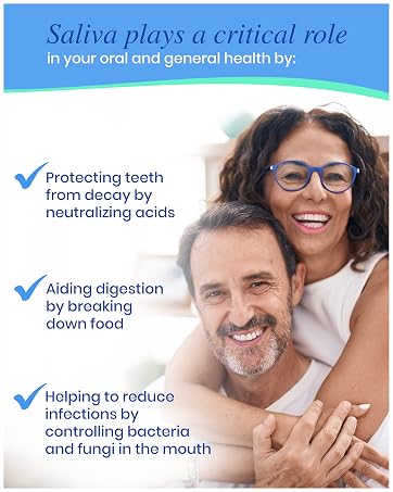 saliva oral health decay aids digestions break down food reduce infections mouth dry anti care