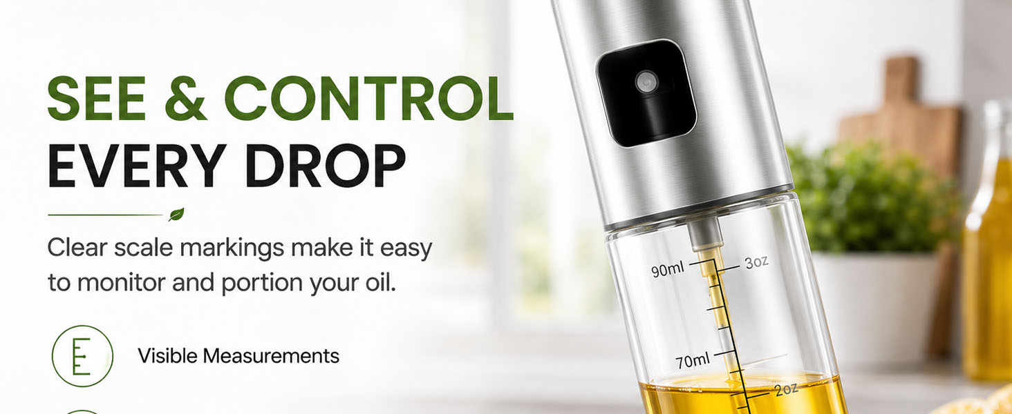 NIKKIER Oil Sprayer for Cooking