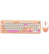 Tongyangat Wireless Keyboard and Mouse Combo, 2.4G Full-Size Keyboard Mouse Set, Plug & Play, Qui...