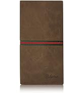 WisePoint Slim Wallet for Men, PU Leather Mens Wallet Minimalist Credit Card Holder Wallet with M...
