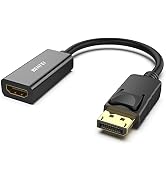DisplayPort to HDMI, Benfei Gold-Plated DP Display Port to HDMI Adapter (Male to Female) Compatib...