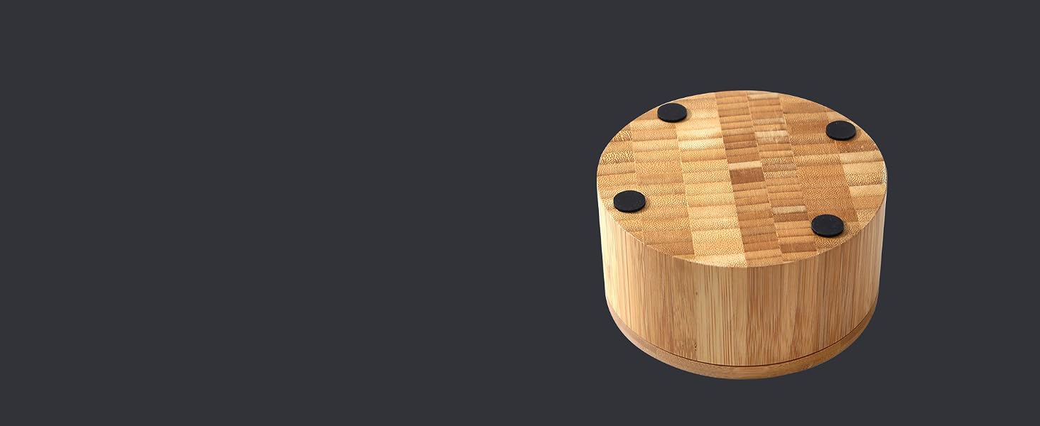 Bamboo Salt and Pepper Bowl Box