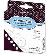 3L Scrapbook Adhesives Permanent Dodz, Small, 1/4-Inch, 300/Pack, Clear