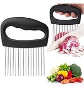 Suuker Extra-Large Onion Holder for Slicing, Onion Chopper Vegetable Cutter, Large Tomato Slicer ...