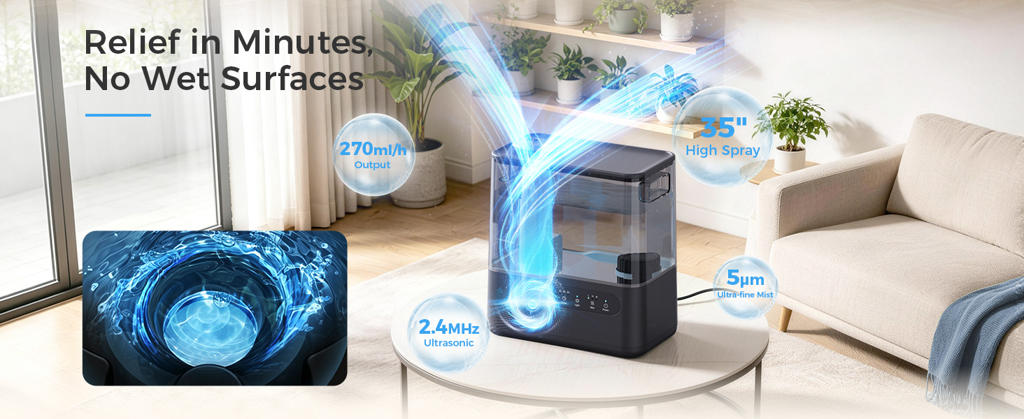Humidifer for large room