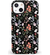Casely Designed for iPhone 15 Case | Secret Garden | Mixed Floral Bold Case | Compatible with Mag...
