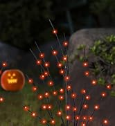 Lighted Halloween Tree Branch