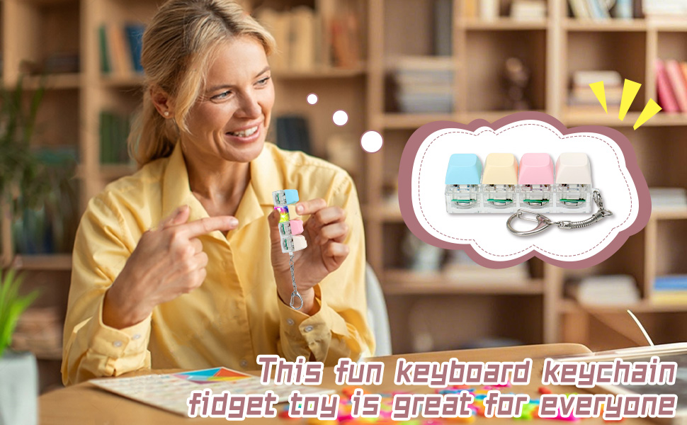 fun keyboard keychain