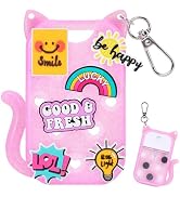 FunisFun Glitter Silicone Holder Case Compatible with Hand Sanitizer Spray 1 Fl. OZ., Cat-shaped ...