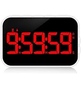 KMMKGGKitchen Timer, Large Digital Magnetic Timer, Rechargeabilit, Countdown and Countup, 3 Brigh...