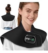 Neck and Shoulder Heating Pads Corldless, Weighted Neck Heating Pad, Heated Neck and Shoulder Wra...