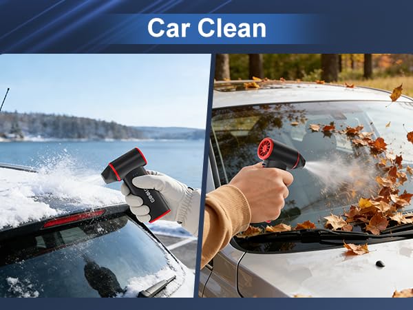 GOOLOO air duster wide applications: Car cleaning