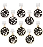 OLYCRAFT 10Pcs Black Type C Anti Dust Plugs 1.3 Inch Long Mobile Dustproof Plugs with Moon Phase ...
