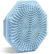 Sud Scrub Antimicrobial Silicone Face Scrubber, 1 Pack, Gentle Face Exfoliator for Sensitive Ski...