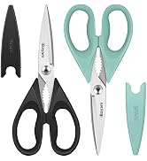 iBayam All Purpose Kitchen Shears Heavy Duty - Stainless Steel Kitchen Shears With Protective She...