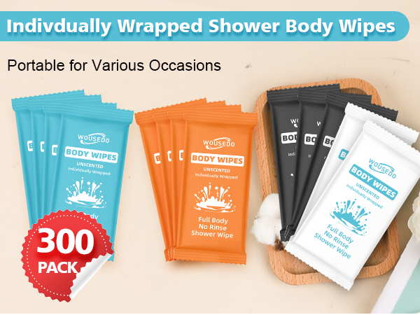 Body Wipes Individually Wrapped