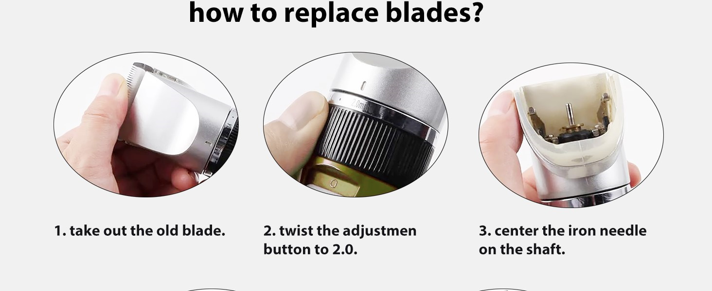 how to replace blades