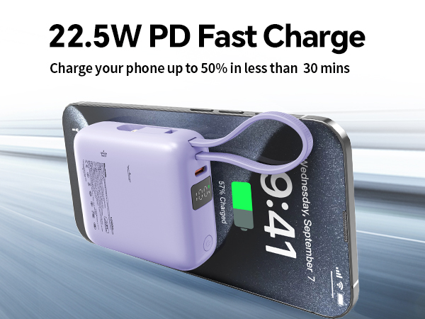 22.5W PD Fast Charge