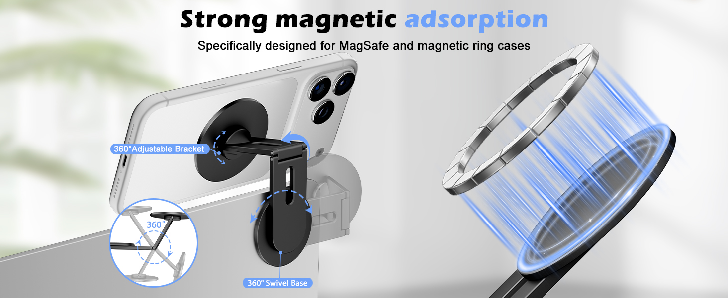 Strong magnetic adsorption