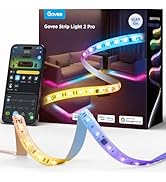 Govee RGBIC Strip Light 2 Pro with Matter, 16.4ft Smart LED Strip Lights Work with Alexa and Goog...