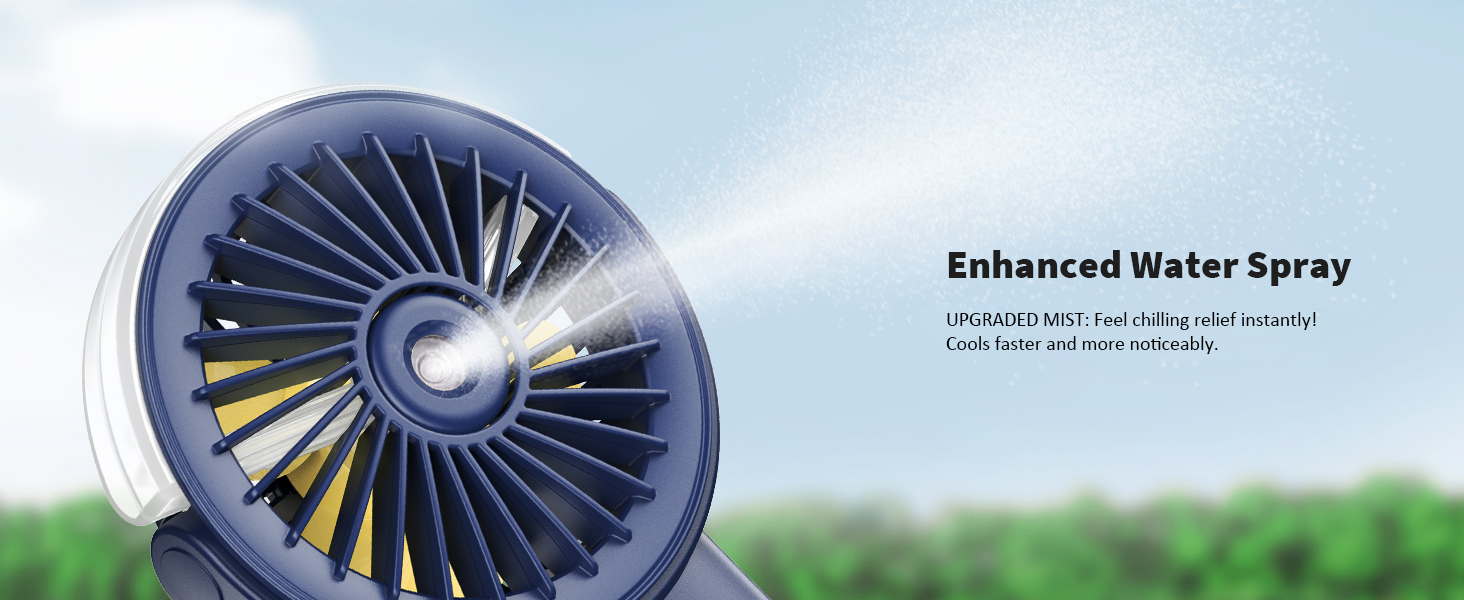 misting fan handheld