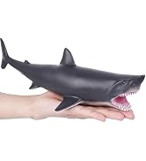 LOVNBHELP Simulated Sea Animal Big Ocean Great White Shark Toys for Kids 12 Inch Large Size Marin...