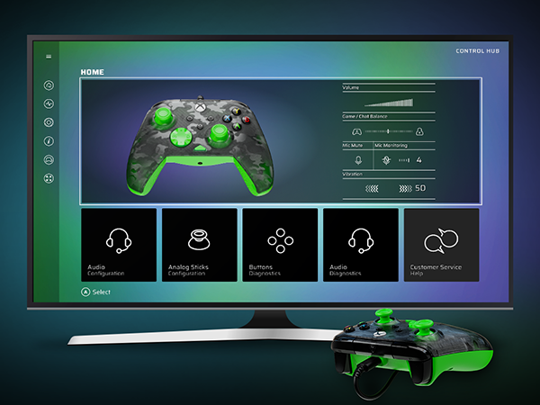 XB Rematch Core - Ghost Black Camo/Green