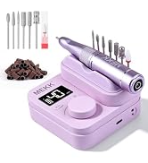 MEKK 40000RPM Professional Electric Nail Drill Kit for Acrylic,Gel Removal | Cordless drill nails...