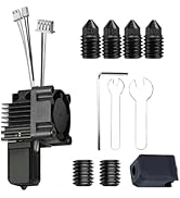 Sahvaim 0.4mm Hardened Steel All-in-one Fully hotend kit with Fan for Bambu Lab X1 X1C 3D Printer...
