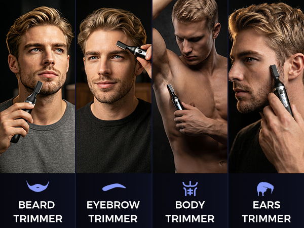 BEARD TRIMMER EYEBROW TRIMMER BODY TRIMMER SIDEBURN TRIMMER