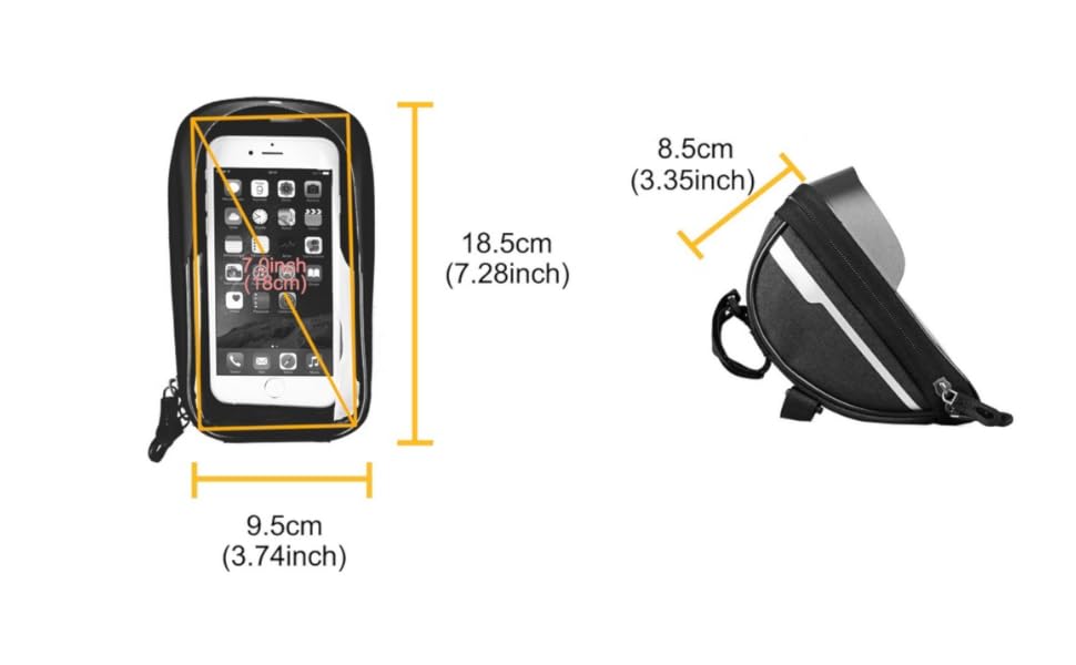 Waterproof Bike Phone Mount Bag