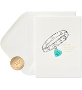 Papyrus Blank Pet Sympathy Card (Paw Prints on Our Hearts)