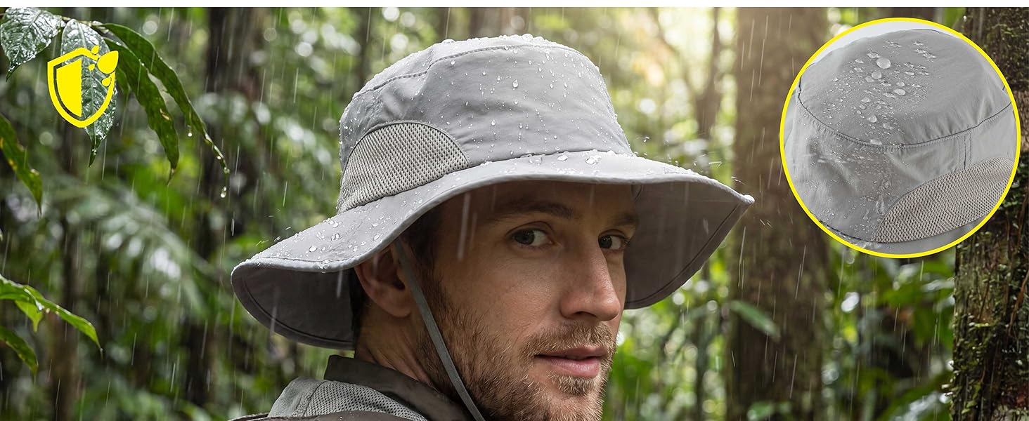 water repellent sun hat for outdoor adventure