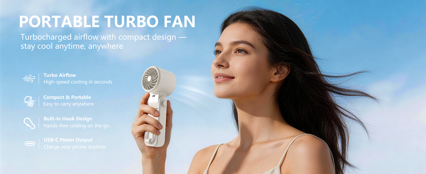 portable personal battery fan